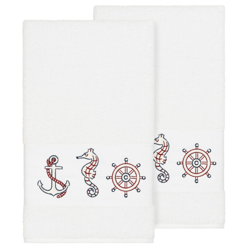 Ensemble de serviettes de bain en coton 2 pièces Easton, Blanc