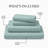 Ultra Soft Bamboo Sheet Set - 4 Pc Set - Wrinkle Resistant - Cooling Sheets with Deep Pockets-78635152-78635169