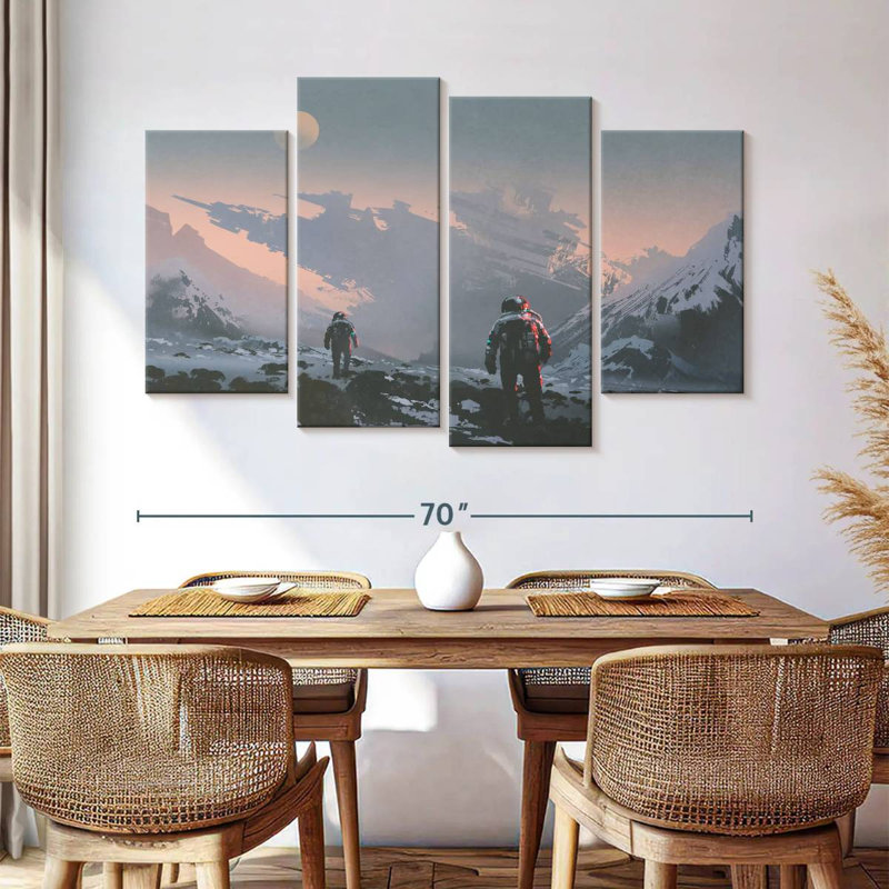 Oberle Astronauts, 42" H x 68" W