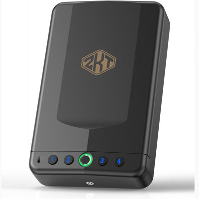 Biometric Handgun Safe With Quick Access For Nightstand
