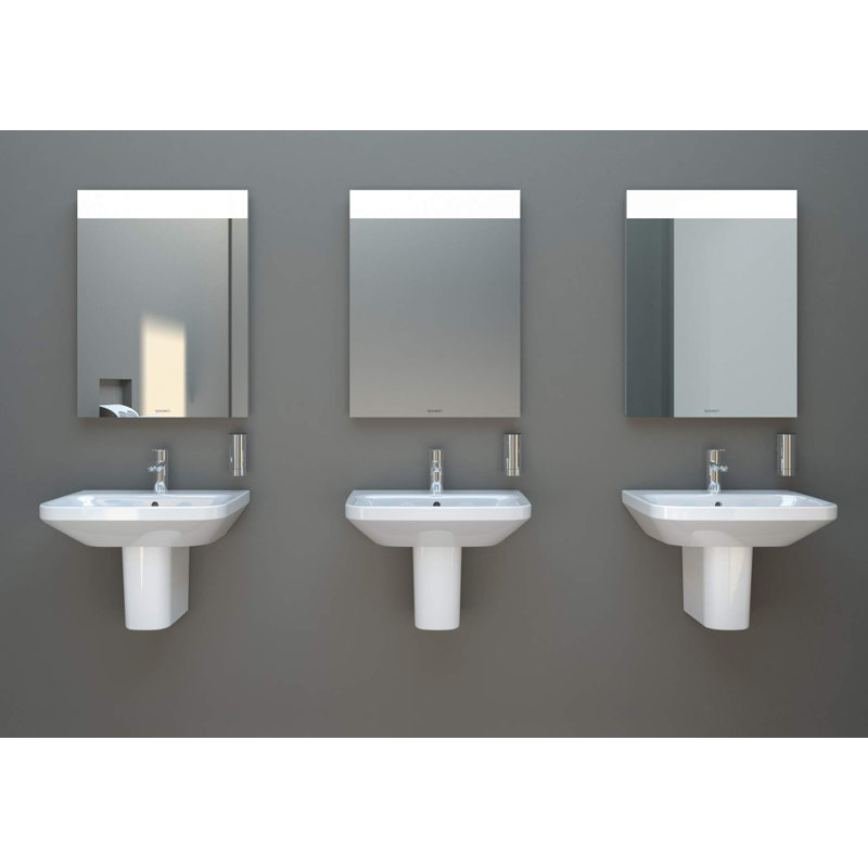 Demi-piédestal DuraStyle pour lavabo, Blanc