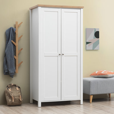 Foote 2 Door Manufactured Wood Wardrobe