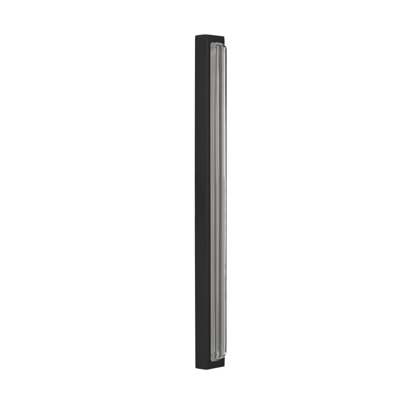 Bloccare 1 - Light LED Vanity Light, 17.9" H x 1.5" W x 1.4" D, Nightshade Black