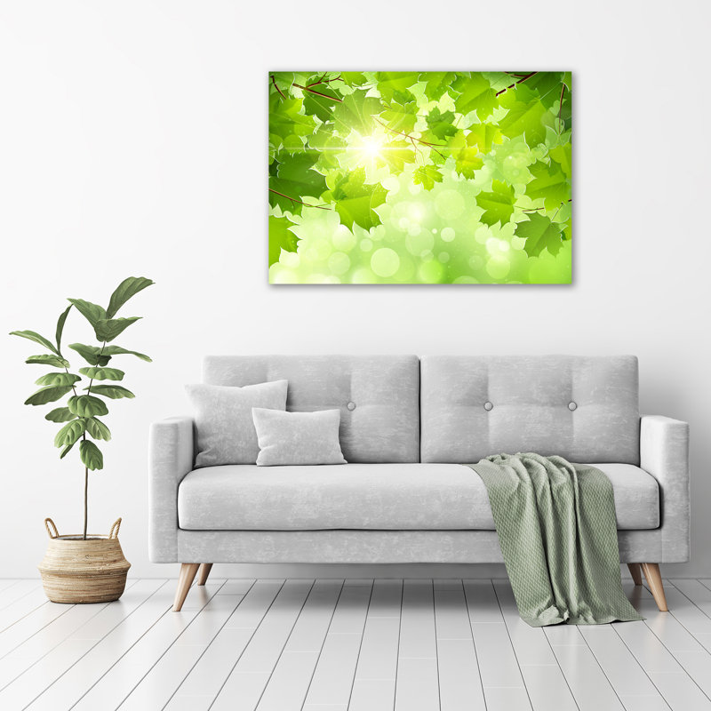 Chestnut Leaves - Wrapped Canvas Print