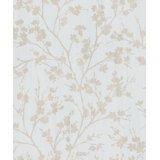 Secret Garden Calming Leaf Branches Design 33' L x 21" W Wallpaper Roll