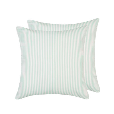 VINTAGE TICKING Striped Cotton Pillow Cover
