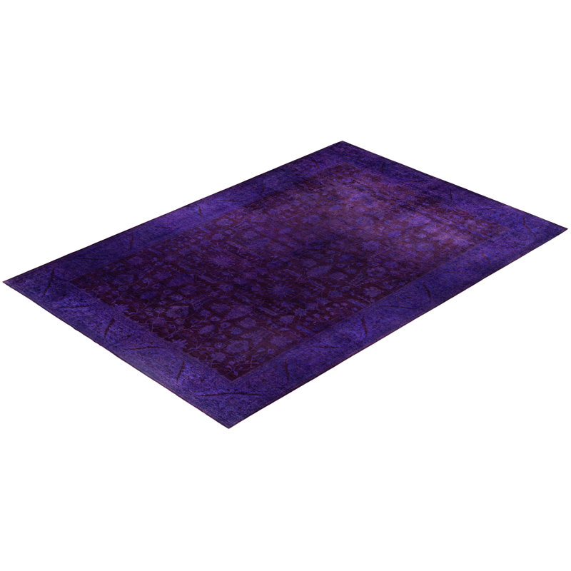 Overdyed One-of-a-Kind 12' 0" X 17' 9" Hand Knotted Area Rug