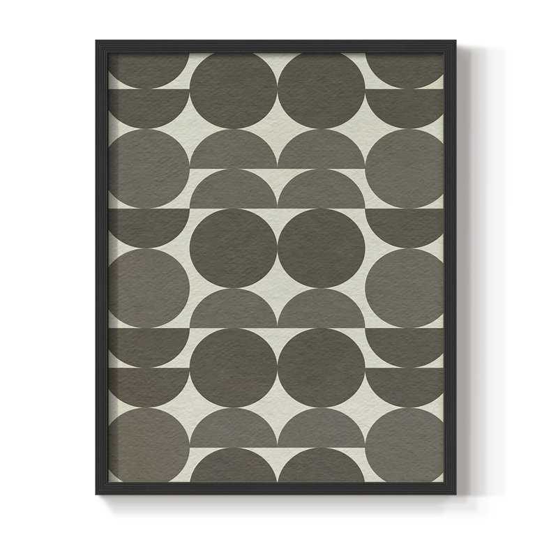 Neutre Subtle Shift II, reproduction encadrée - bois massif, Noir, noir, noir, noir, H 30 po x l 24 po