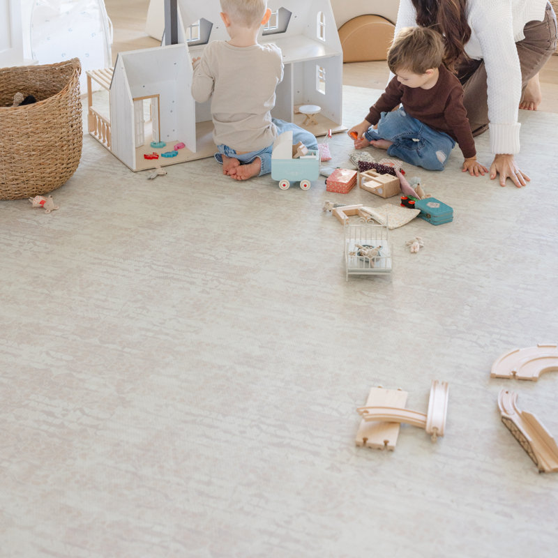 Tapis de jeu pour bébé Little Landings, 5" H x 72" L x 48" W