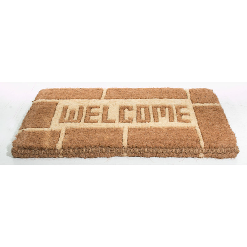 Verrill Geometric Outdoor Doormat, Rectangle 1'6" x 2'6"