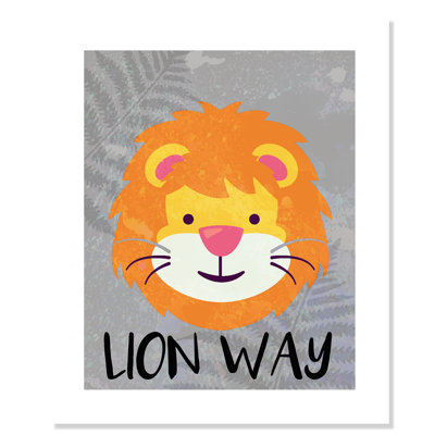Impression sur papier Lion Way
