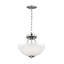 Luminaire suspendu convertible semi-encastré à deux lumières Geary de Génération Lighting -238977083