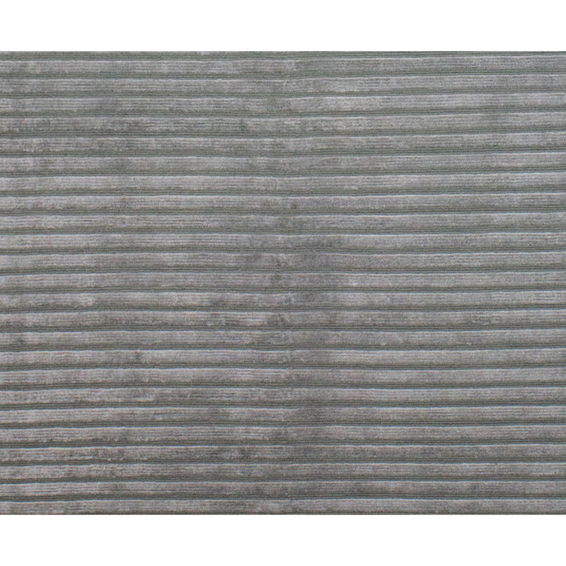 Striped Area Rug in Grey, Rectangle 8' x 10'