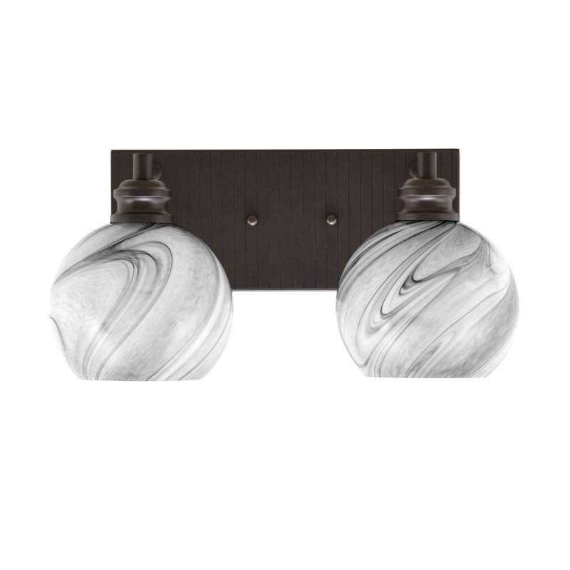 Éclairage pour meuble-lavabo à 2 lumières Asparas