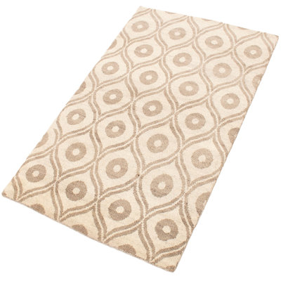 Tapis de la surface en laine 4 pi 11 po x 8 pi 1 po main one-of-kind-noué la 2010 Grogan