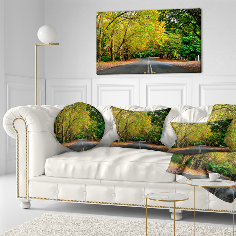 Housse de coussin rectangulaire et insert Road Over, Rectangle 12" x 20"