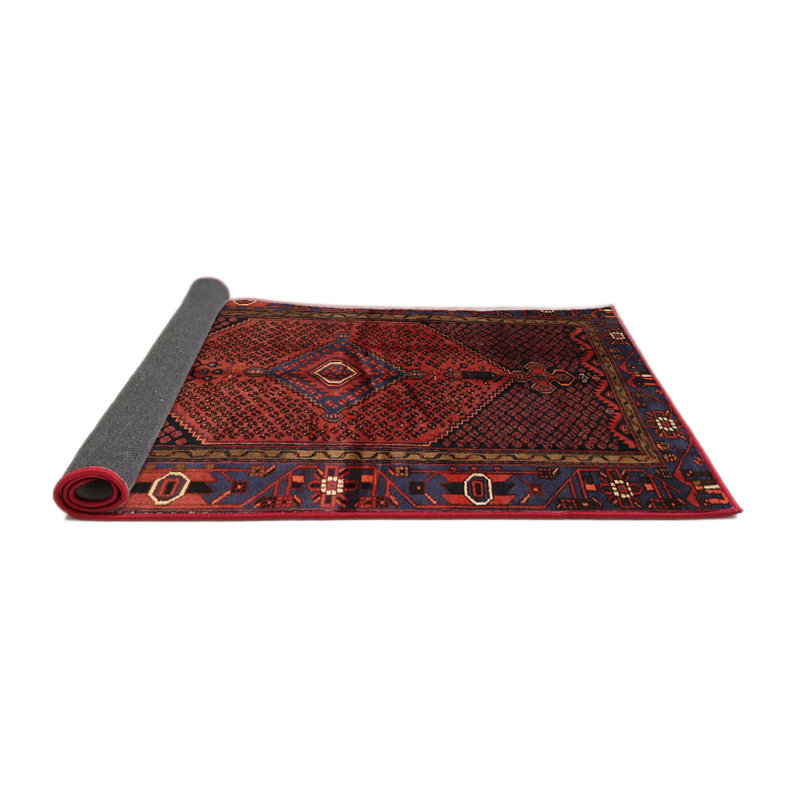 Tapis orange Southwestern, Rond 4 pi