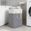 Panier à linge pliable en tissu de grande capacité avec longues poignées - Bac de rangement 100L pour la maison, le bureau, le dortoir - Organisateur pliable polyvalent avec conception de lanterne-1983441212-1983441213