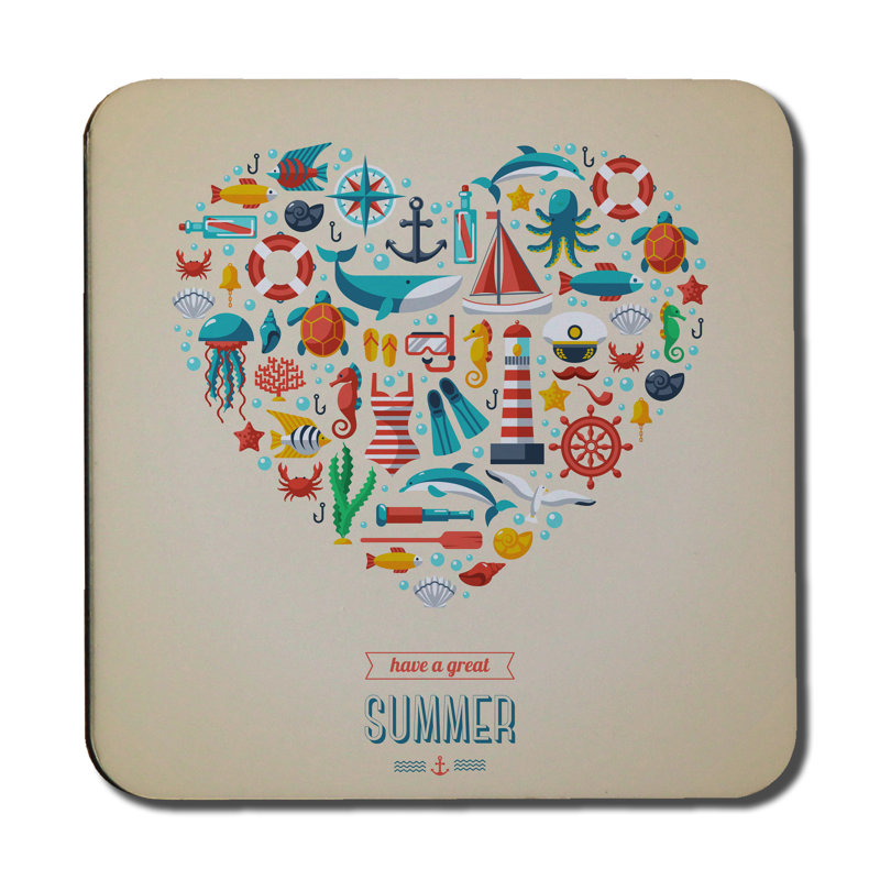 Square 6 Piece Coaster Set