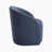 Garcia 28.5" Modern & Contemporary Swivel Chair with Boucle Fabric Upholstery, Metal Swivel Base, Foam over Pocket Coils-8903423