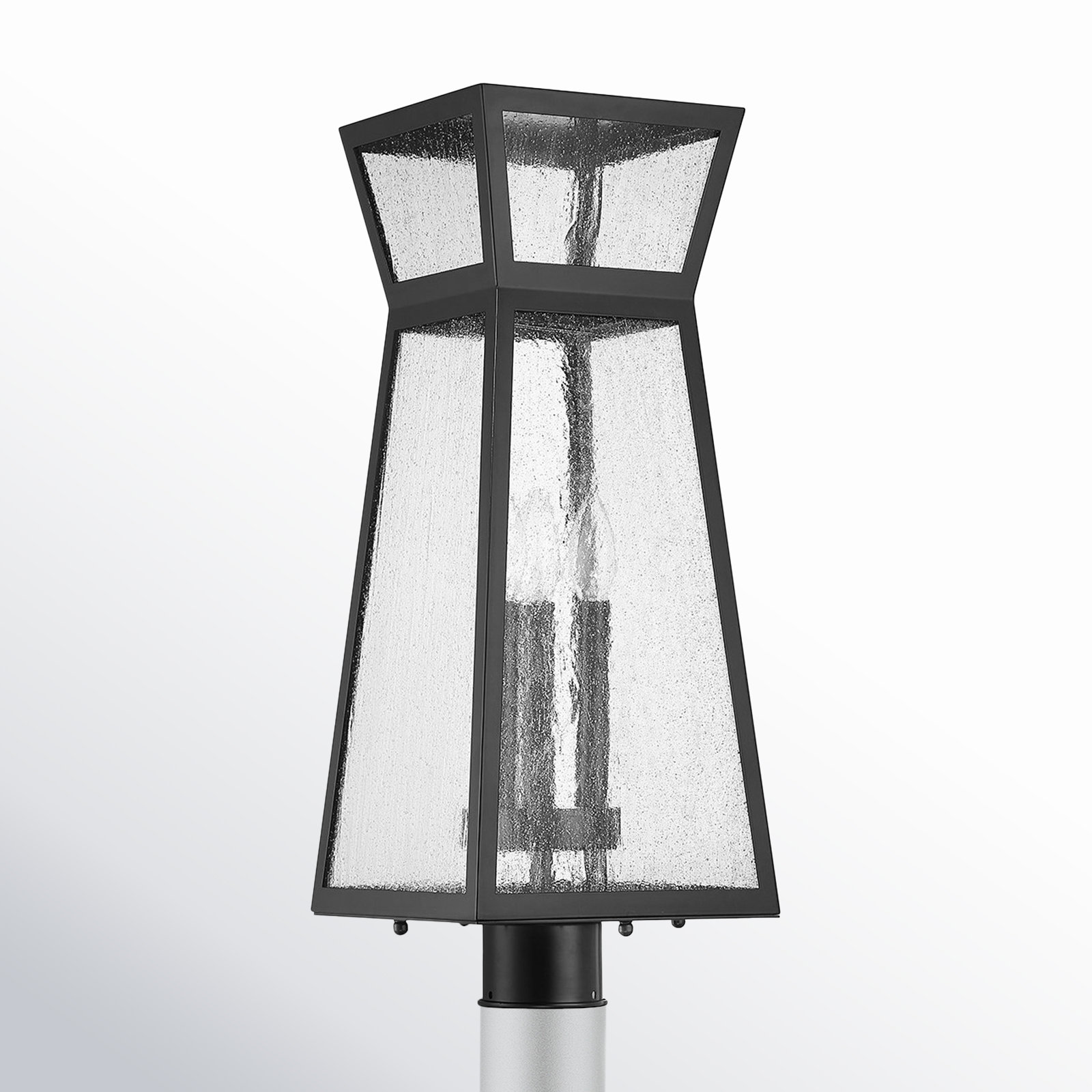 Keima Matte Black 3 -Light 23.25" H Hardwired Lantern Head