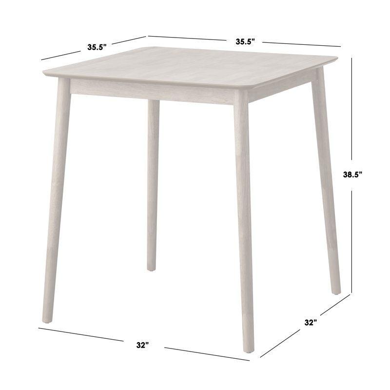 Ensemble de salle à manger à hauteur de comptoir Comyns, 5 pièces: table, 4 chaises