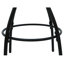 Ensemble de 2 tabourets de bar modernes sans dossier pour tabourets de bar en îlot de cuisine (noir et blanc crème)-413926659