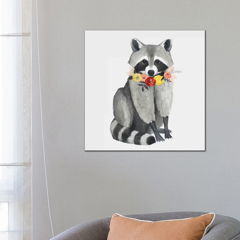 Flower Crown Forester III by Grace Popp - Wrapped Canvas Painting, 66.04 cm H x 66.04 cm W x 3.175 cm D