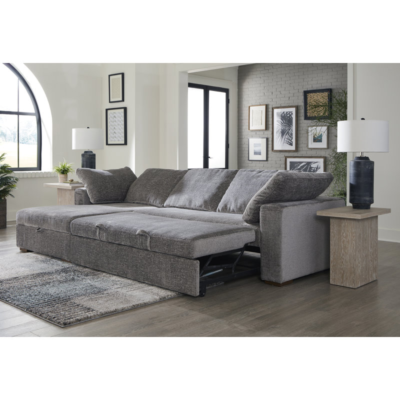 Drift Sectional Sleeper Facing Chaise, Left Hand Facing