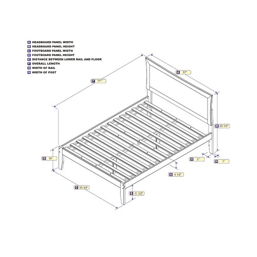 Latitude Run® Amy Solid Wood Bed & Reviews 