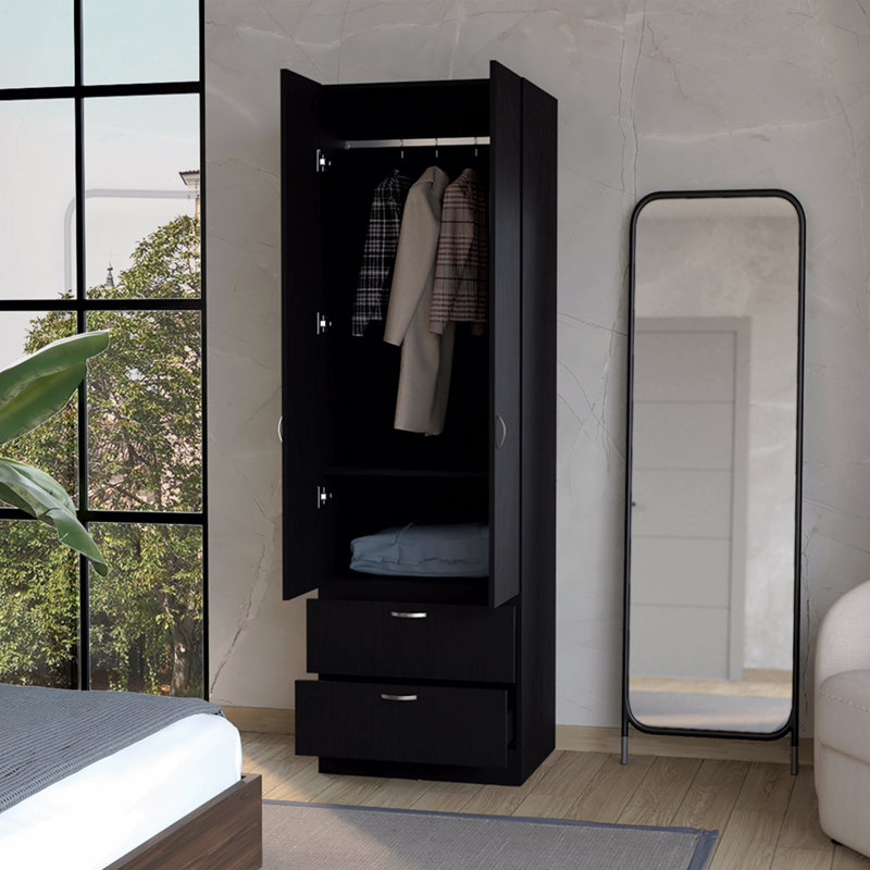 Armoire, chambre à coucher, Noir