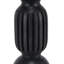 Sahana Black Ribbed Slim Wood Table Lamp