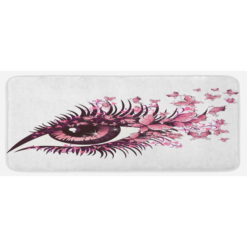Tapis de cuisine papillons