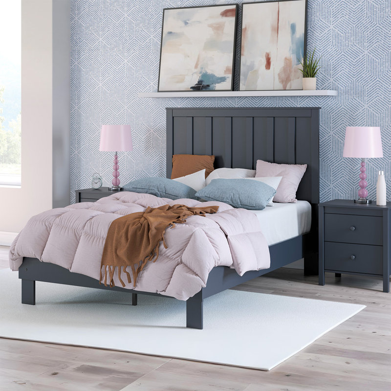 Lit plateforme double Cottrill, Lit double