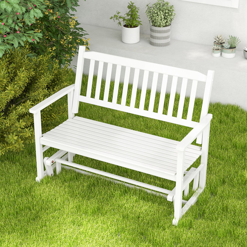 Banc oscillant en bois Geroline