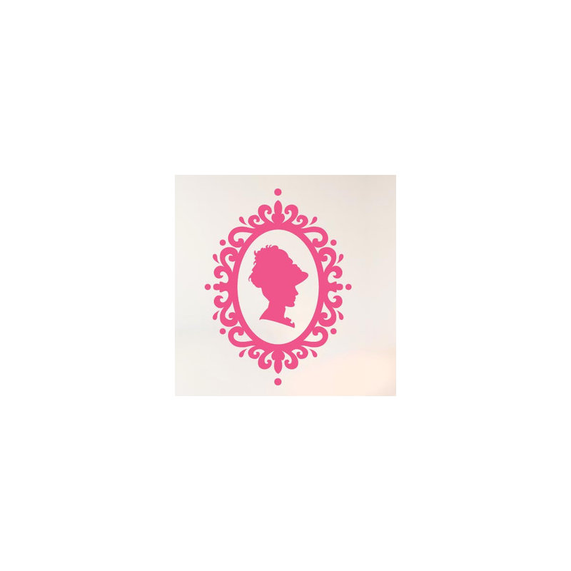 Wall Decal, Dark Red, Large