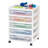 Drawer Plastic Storage Chest with Casters-61948810-111935261