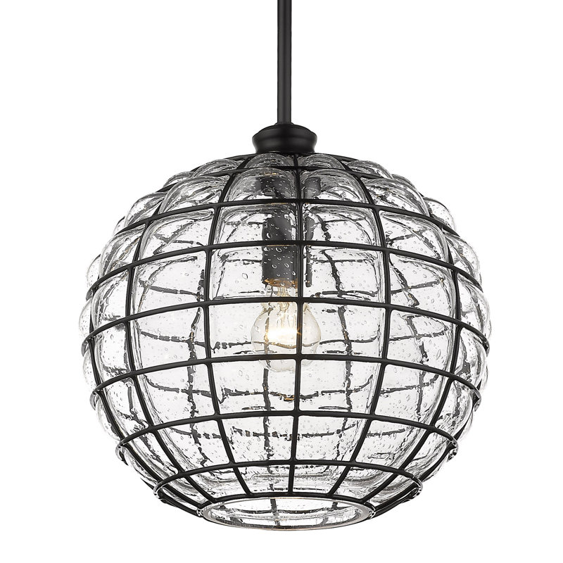 Luminaire suspendu sphère 1 lumière Arinze