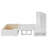 Queen Size Mobile Murphy Bed With Drawer