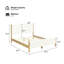 Grand lit tapissier moderne blanc, pieds en bois et en bois d'hévéa, surface douce pour une chambre confortable, lit sans sommier avec rembourrage en mousse naturelle et confortable