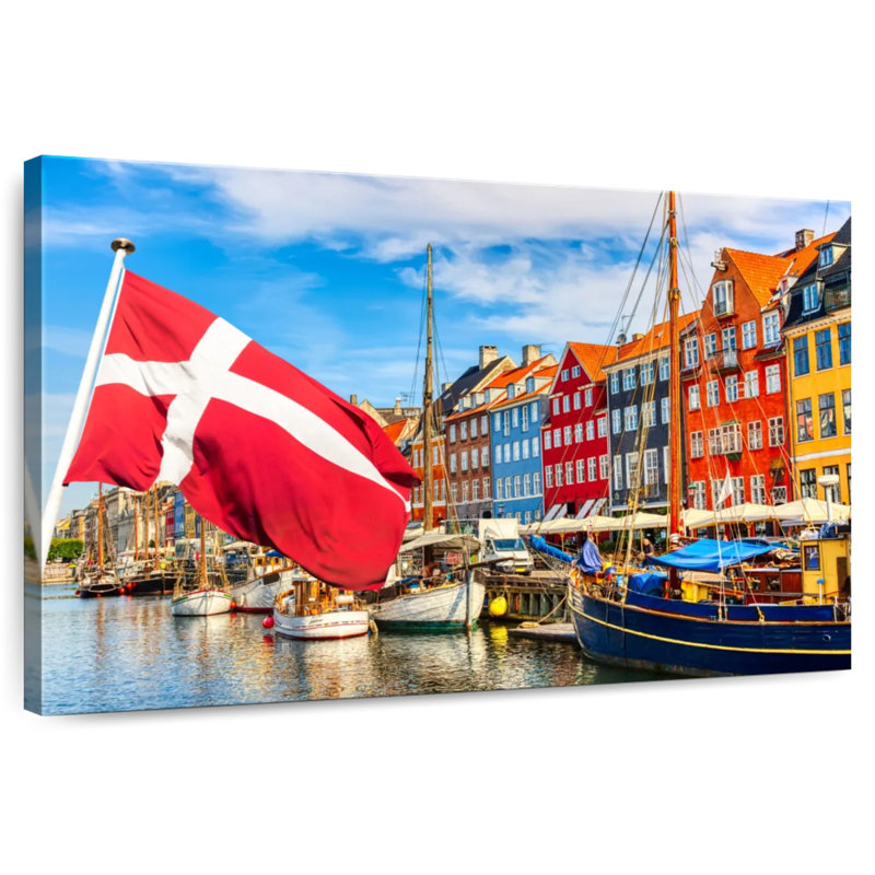 Mehar Copenhagen Port Boats, 34" H x 51" W