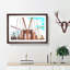 Brooklyn Bridge New York City Painting - Single Picture Frame Print on MDF-56634691-56634692
