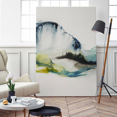 Reproduction d’art sur toile tendue « abstract terrain iii » par sisjaspe a