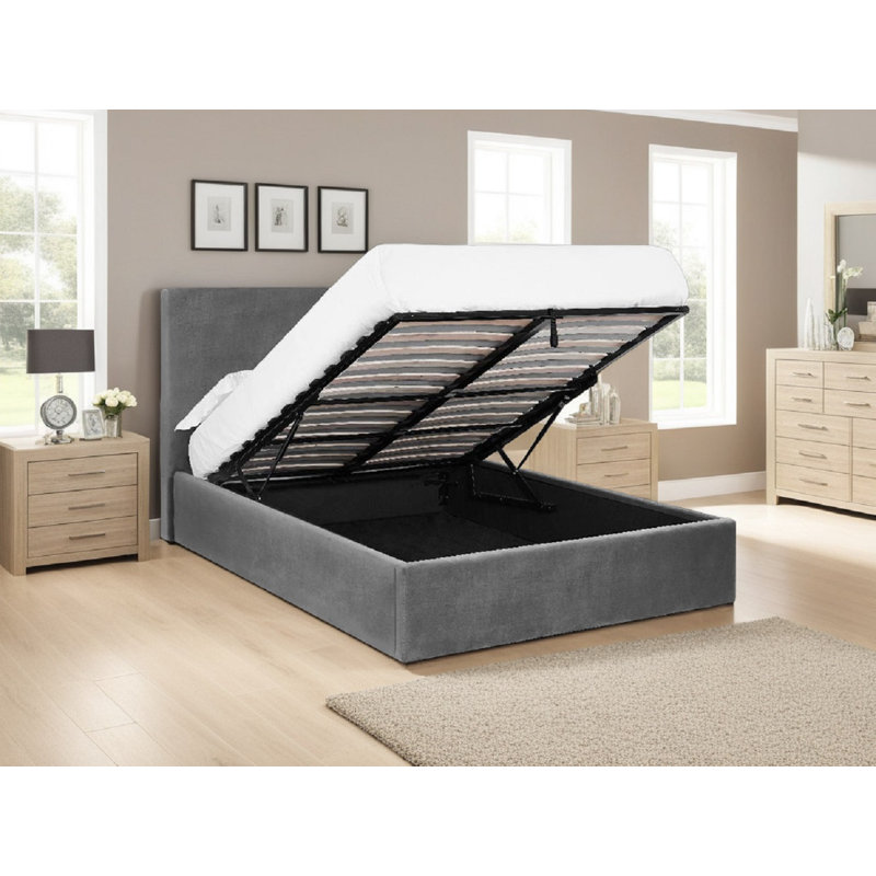 Bellagrace Upholstered UK King - DE 150 X 200 Cm Ottoman Bed