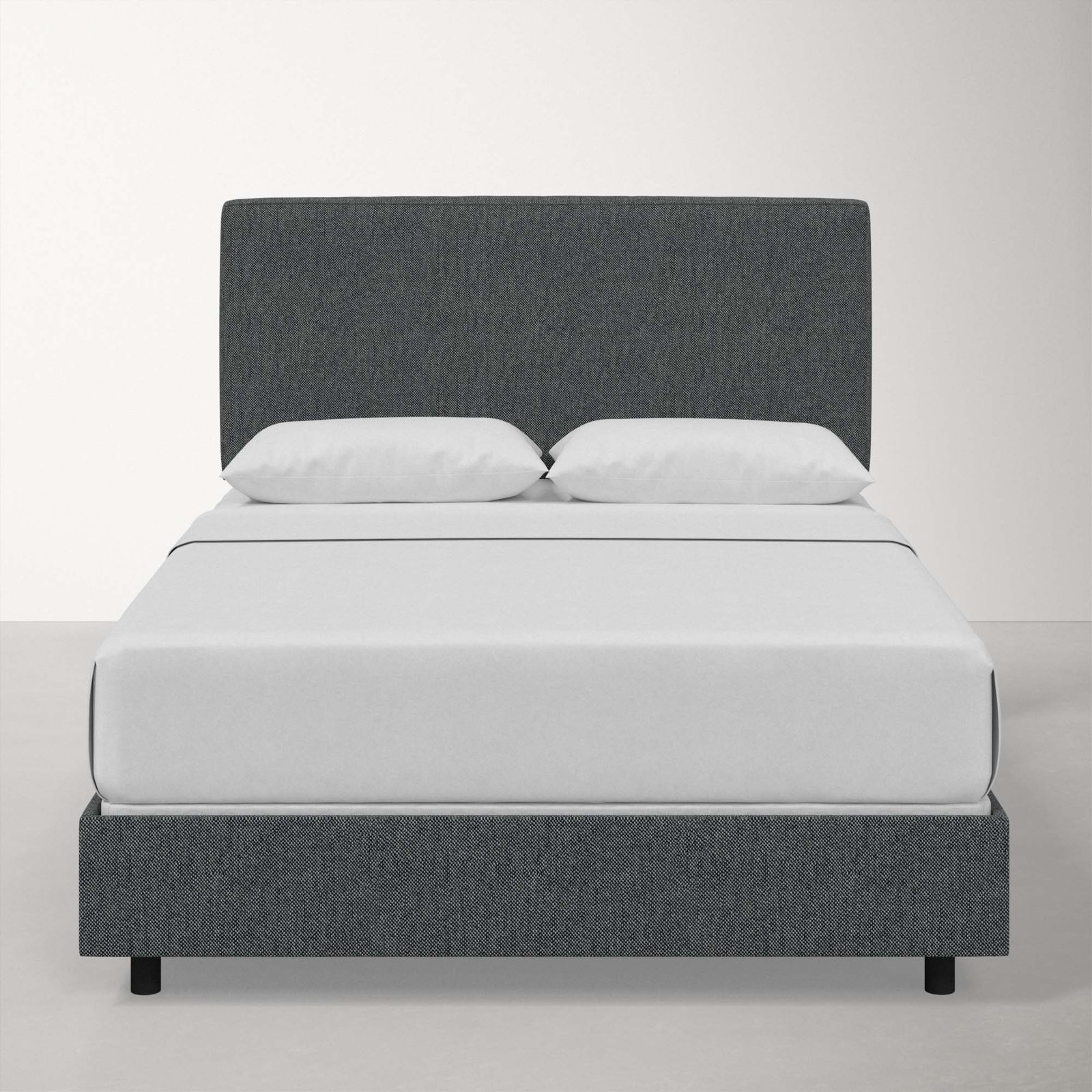 Marquise Upholstered Bed, King, Milsap Navy Sustain Tweed