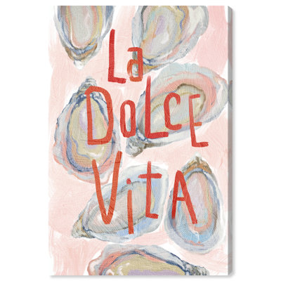 Reproduction côtière tendance sur toile La Dolce par Art Remedy