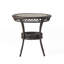 Table d'extérieur avec plateau en verre