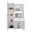 Satilla Kitchen Storage Cabinet with Shelves and Storage Drawer