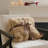 1 PC 50X60" Vivienne Faux Fur Throw Tan-119336012