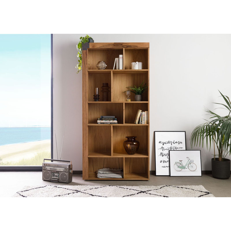 New Amsterdam 204cm H x 100cm W Solid Wood Standard Bookcase